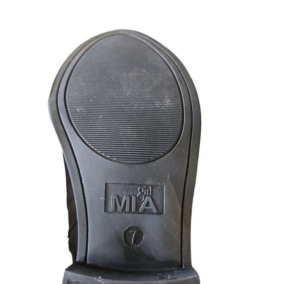 Mia Noreen Black Bootie Women's Sz 7 - Picture 9 of 10